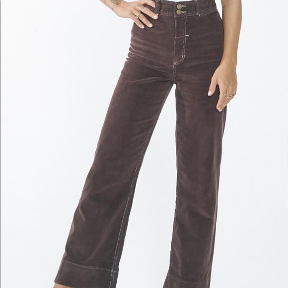 Thrills AU- Belle Cord Pant - Postal Brown - Picture 1 of 6
